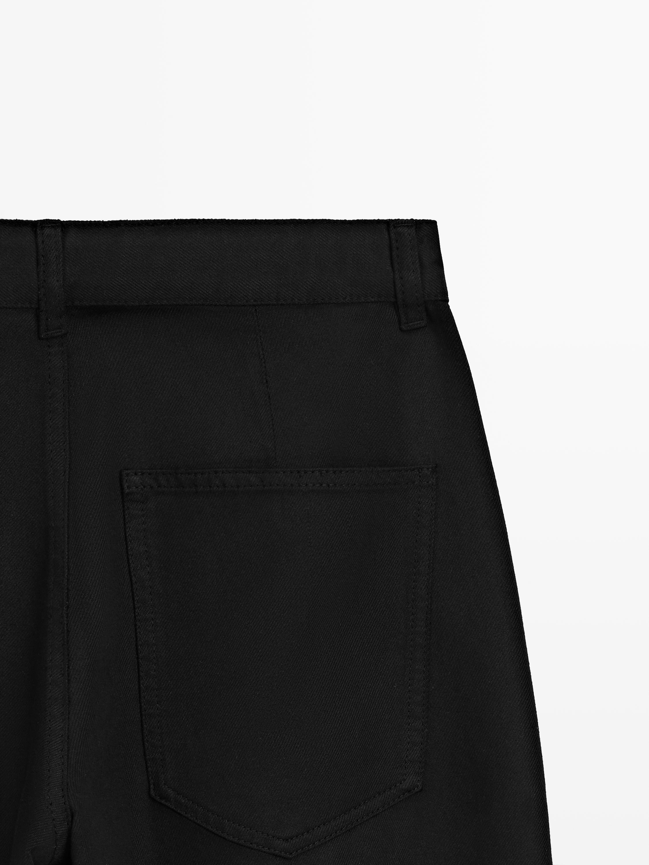 Pantalon barrel fluide